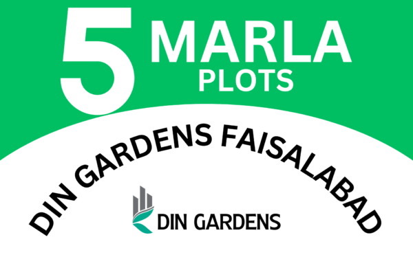 5 MARLA PLOTS IN DIN GARDEN FAISALABAD